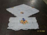 Jogo de Cozinha Renda Sueca Pintado